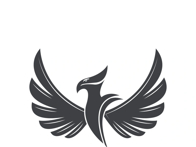 Falcon logo template vector illustration design