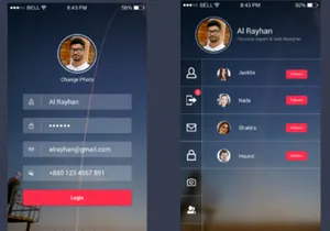 OS8 Style iPhone App UI