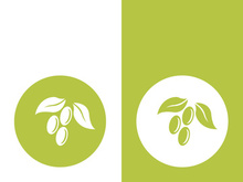 olive icon vector illustration design template