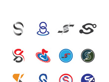 Business corporate S letter logo design vector