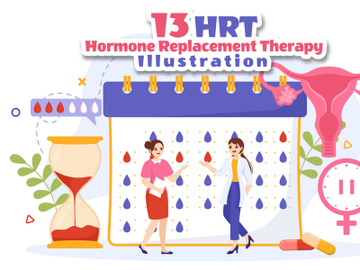 13 Hormone Replacement Therapy Illustration preview picture