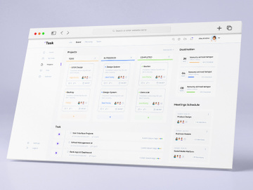 Task Management Dashboard UI Design preview picture