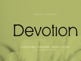 Devotion - Rough Serif preview picture