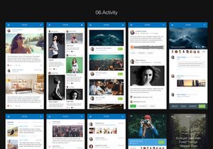 Hexagon Mobile UI Kit