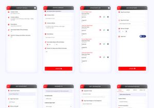 E-Setup Management App UI Kit