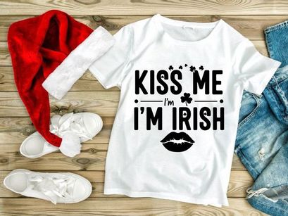 Kiss Me I'm Irish Lips