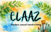 ELAAZ – Modern Casual Handwritten Font (OTF)