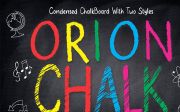 Orion Chalk Font - Two Styles - Solid & Scratch
