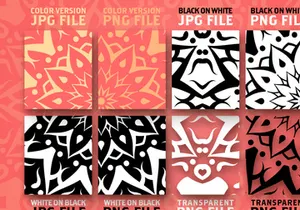 Mandala Seamless Digital Paper Patterns Graphic
