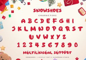 Snowshoes - Playful Display Font