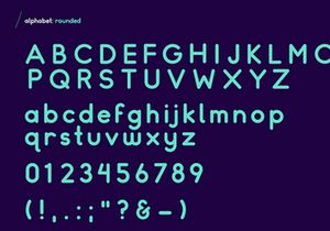 Somatic Rounded: A free font ideal for logotypes