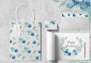 Indigo Blue Watercolor Pack
