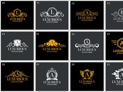 100 Luxurious Logo Bundle