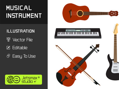 Musical Instrument Vector Bundle