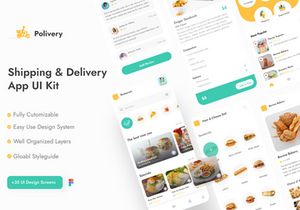 Shipping & Delivery App UI Kit