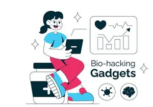 10 Bio Hacking Gadgets Illustration