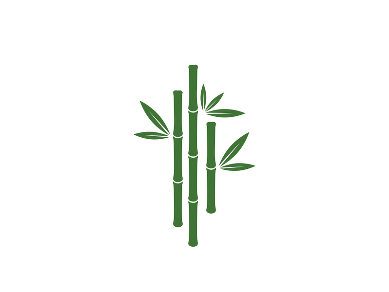 Bamboo vector icon illustration