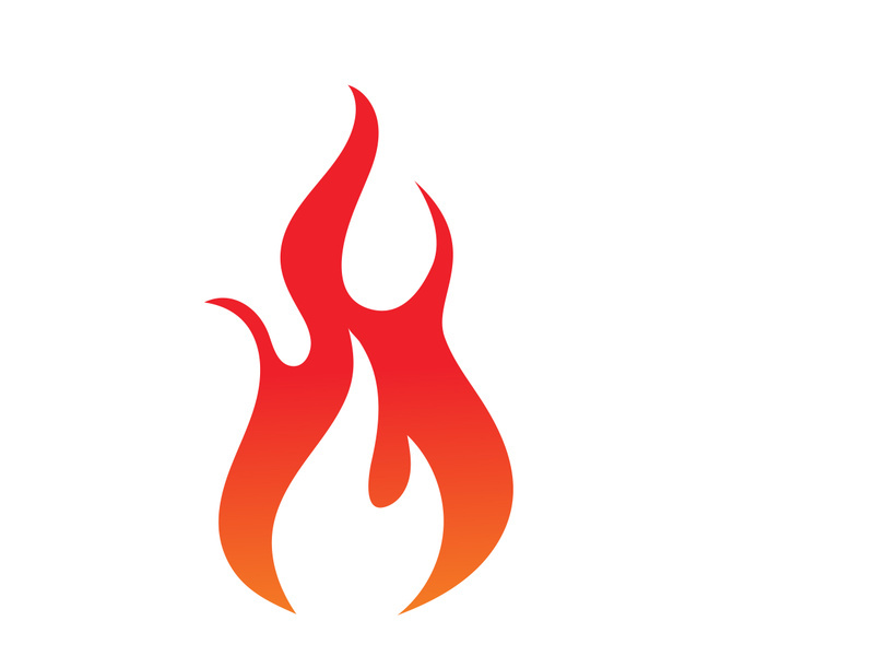 Fire flame vector illustration design