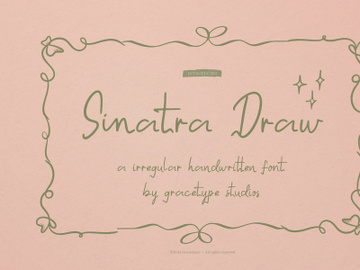 Sinatra Draw | Handwritten Font preview picture
