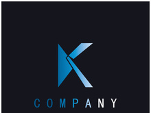 The letter K logo design is simple, elegant, modern, unique and luxurious. Logo for business cards, business, companies, fashion and brands, offices