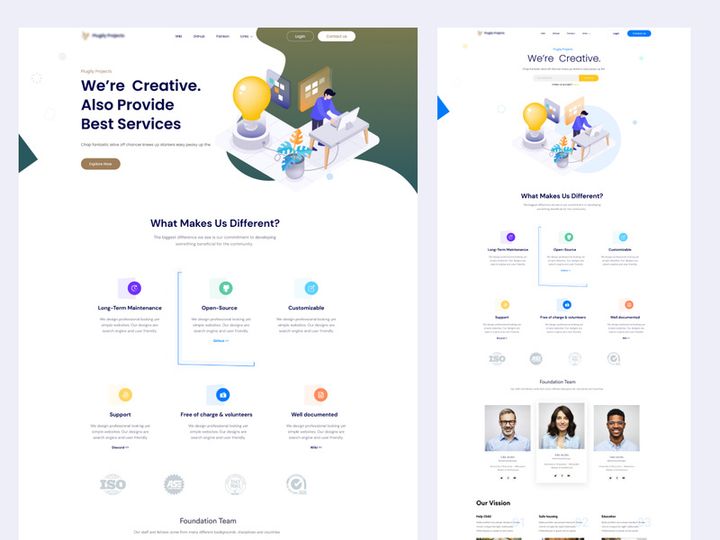 Unpro - Creative Agency Figma Template