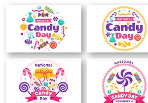 10 National Candy Day Illustration