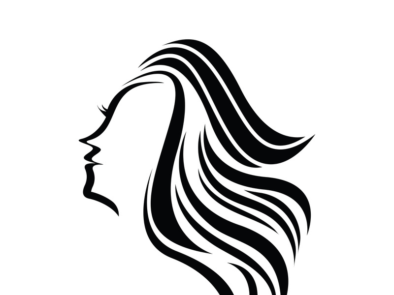 Women beauty, salon, spa, hair minimalist logo design inspiration