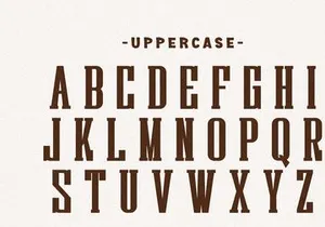 Capital Varsity - Condensed Slab Serif Font