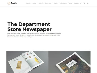 Spark - Portfolio WordPress Theme