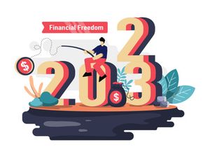 Happy new year 2023 flat illustration