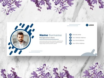 Corporate Email Signature Template Ver-7 preview picture