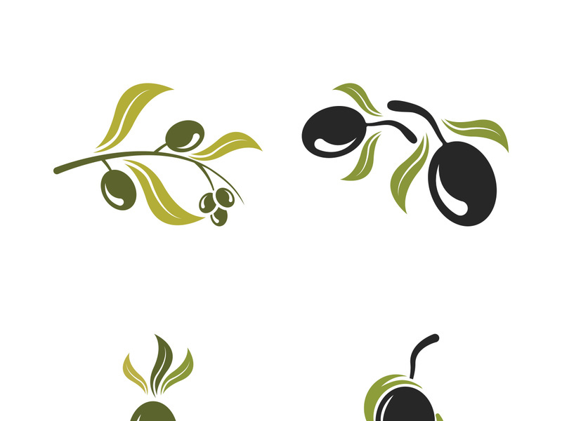 olive icon vector illustration design template
