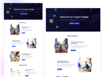 Cryptocurrency Education UI KIT preview picture