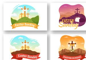 17 Happy Easter Sunday Day Illustration