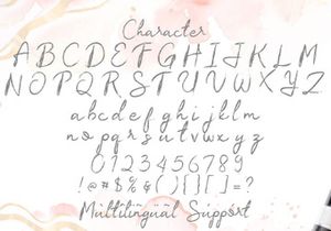 Sugih Janji - Handbrush Script Font