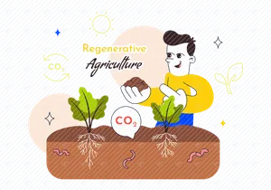 10 Regenerative Agriculture Illustration