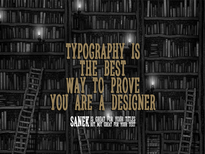 Sanek Typeface
