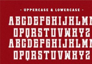 Jersey Varsity - Vintage Slab Serif