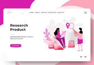 Business Online sets Illustration