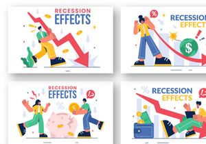 10 Recession Effects Illustration