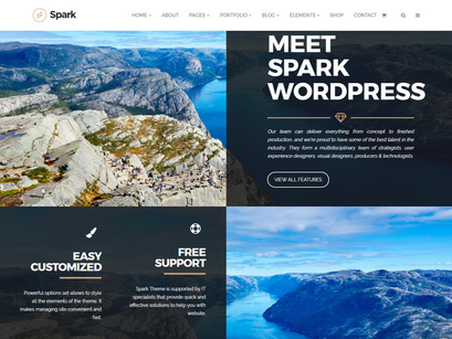 Spark - Portfolio WordPress Theme