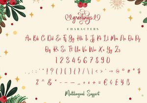 Greetings - Modern Script Font