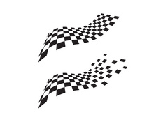 Race flag icon simple design illustration