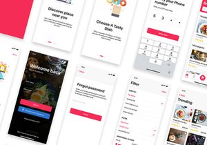 Food ordering & Delivery UI Kit for FIGMA