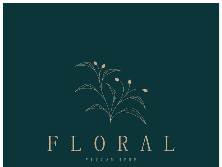Elegant floral and leaf frame. Delicate botanical vector illustration for labels, spas, corporate identity, and wedding invitations