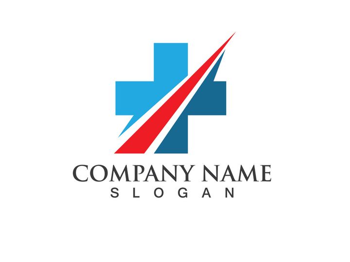 Cross Medical Logo template vector illustration