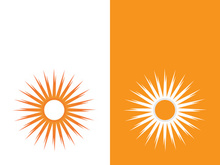 Sun vector illustration icon logo template design