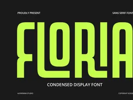 Floria - Display Font preview picture
