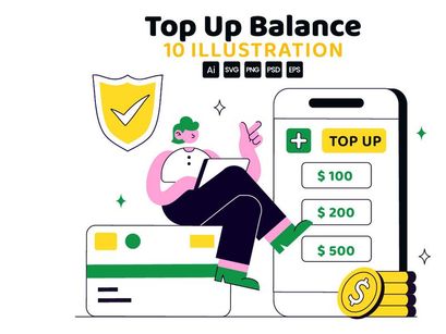 10 Top Up Balance Illustration