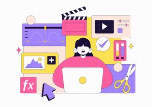 10 Video Editor Program Illustration